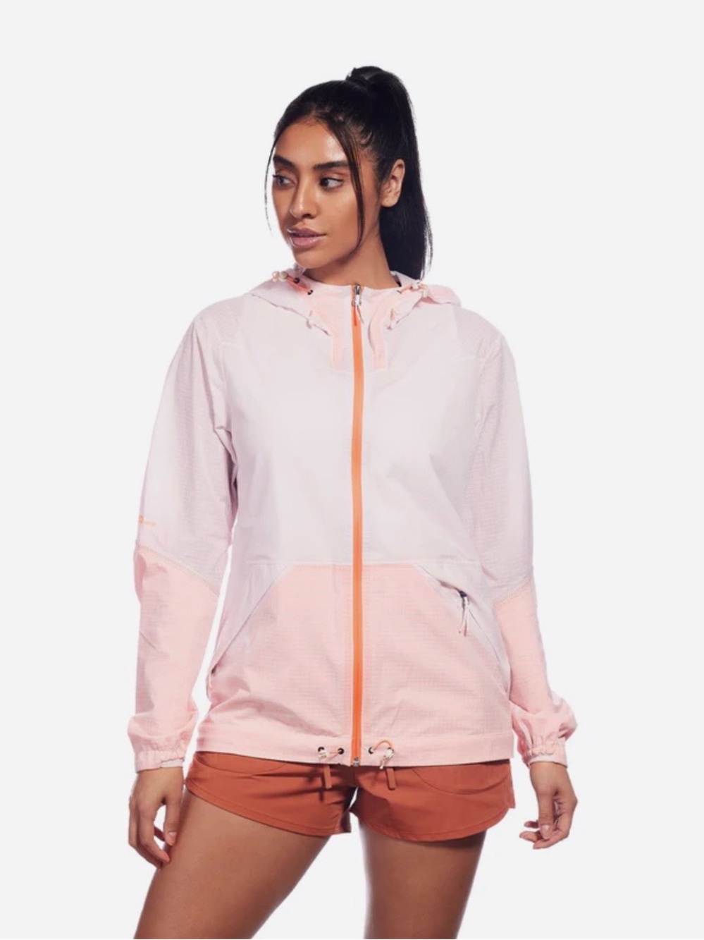 NWT SPYDER Lucent Translucent Nylon Women’s Jacket 🤍🧡